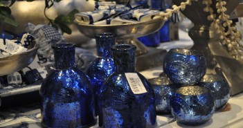 Trend kerst #8: Blauw, wit & hout