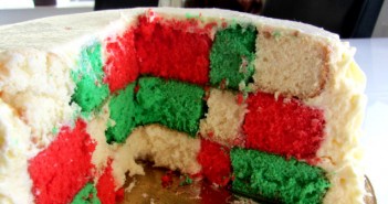 Recept: kleurrijke kiekeboe kersttaart! kersttaart recept