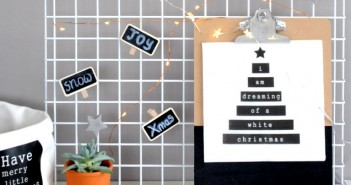 Hip wandrek decoreren voor kerst (DIY)