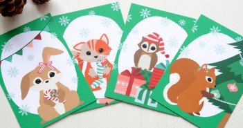 Tip: schattige kerstkaarten & kerstposters van Oktoberdots