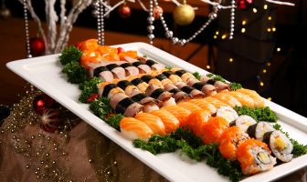 Kerstmenu voor sushi lovers