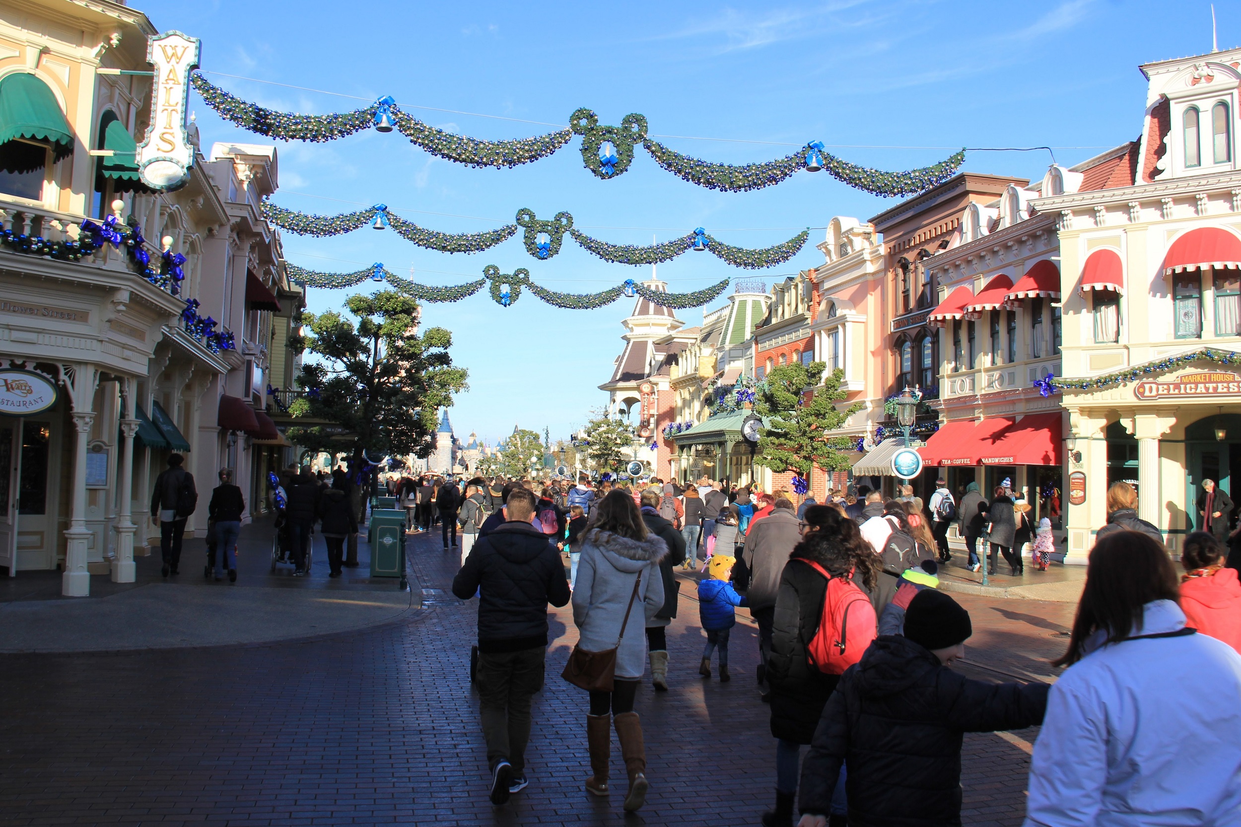 Disneyland Parijs - Kerst 2017 - Decoraties Main Street USA