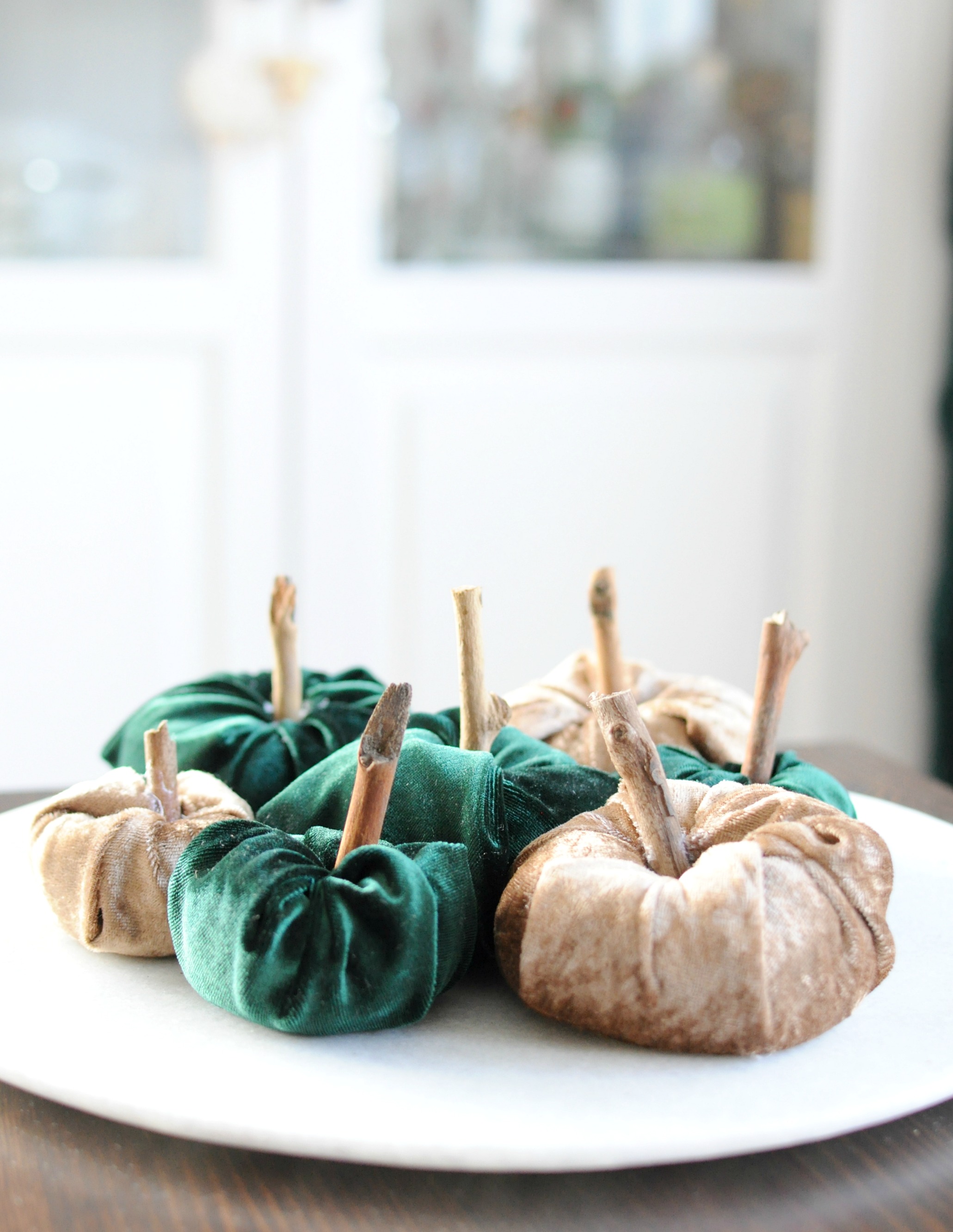 Pompoenen van fluweel - velvet pumpkins