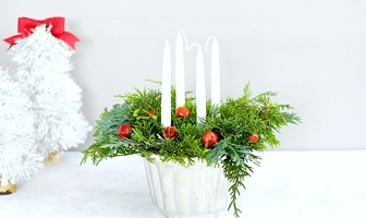 Adventsstukje maken in vintage puddingvorm