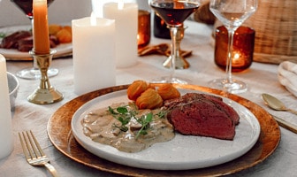 Kerst hoofdgerecht: chateaubriand met champignonroomsaus