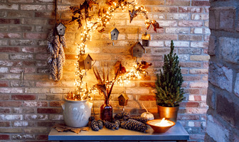 DIY | Kerstversiering in de tuin (ook leuk ná Kerstmis)