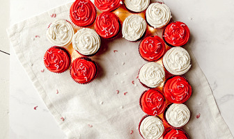 Kerstrecept | Candy cane van cupcakes
